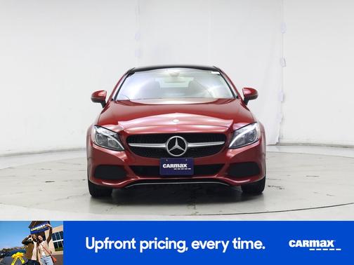 Burgundy 2017 Mercedes-Benz C-Class