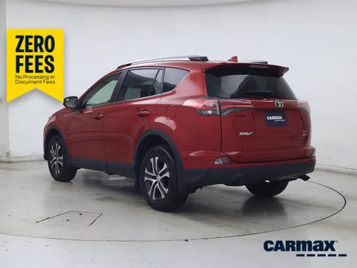 Red 2017 Toyota RAV4 LE