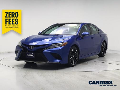 Blue 2019 Toyota Camry XSE