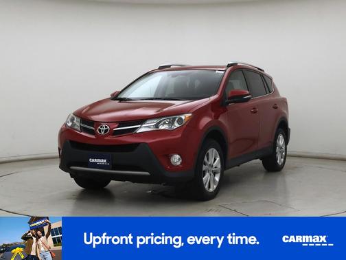 Red 2015 Toyota RAV4 Limited