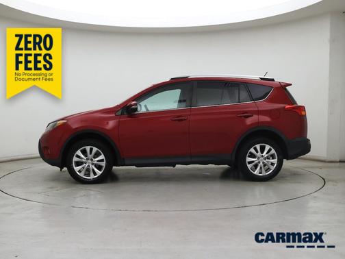 Red 2015 Toyota RAV4 Limited