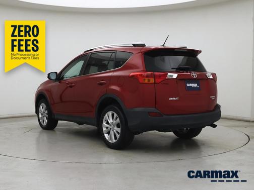 Red 2015 Toyota RAV4 Limited