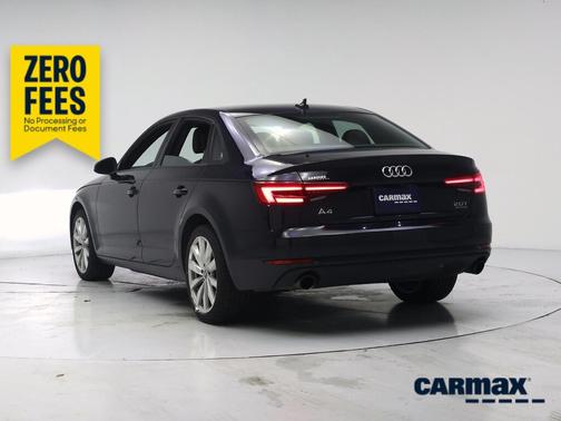 Blue 2017 Audi A4 Premium