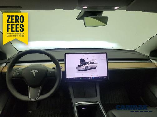 White 2023 Tesla Model 3