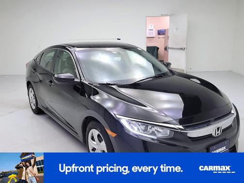 Black 2016 Honda Civic LX
