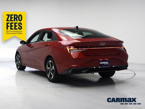 Red 2021 Hyundai ELANTRA Limited