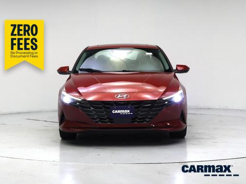 Red 2021 Hyundai ELANTRA Limited