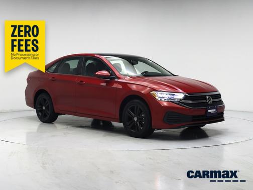 Red 2022 Volkswagen Jetta SE