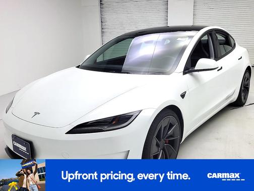 White 2025 Tesla Model 3 Performance