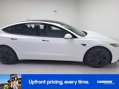 White 2025 Tesla Model 3 Performance