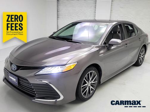 Gray 2021 Toyota Camry Hybrid XLE