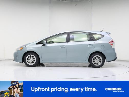 Green 2015 Toyota Prius v Three