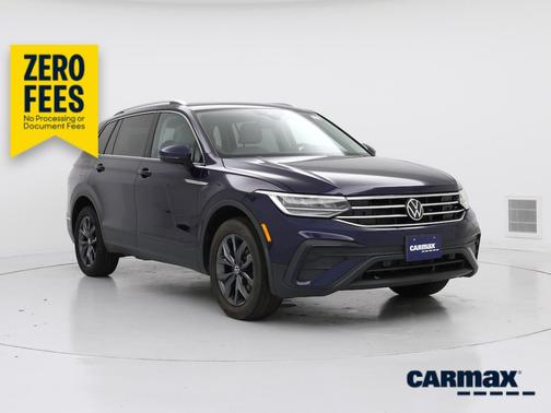 Blue 2022 Volkswagen Tiguan SE