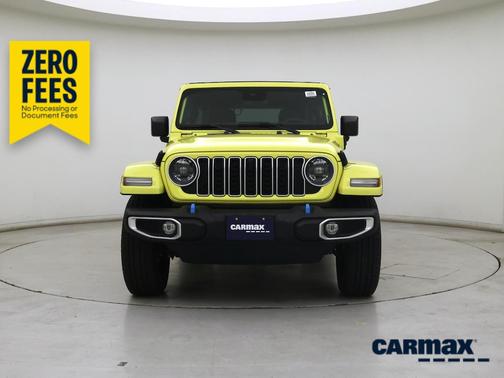 Yellow 2024 Jeep Wrangler 4xe Sahara