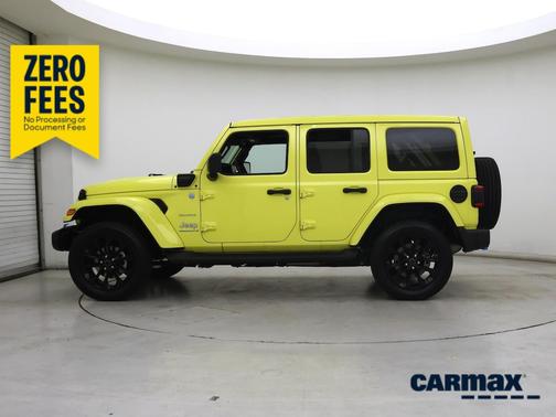 Yellow 2024 Jeep Wrangler 4xe Sahara