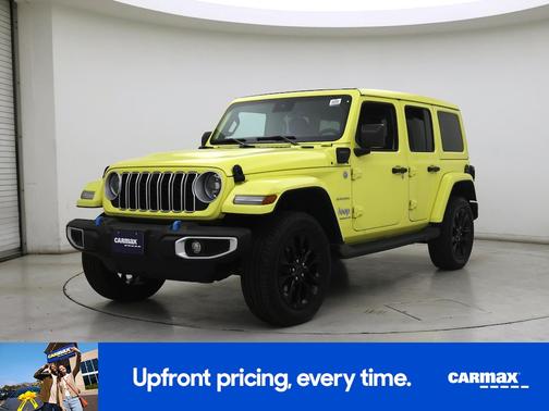Yellow 2024 Jeep Wrangler 4xe Sahara