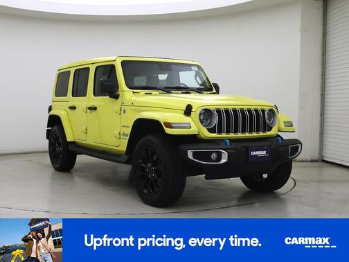 Yellow 2024 Jeep Wrangler 4xe Sahara