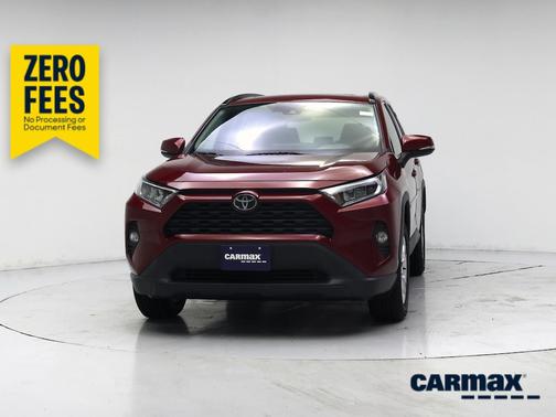 Red 2020 Toyota RAV4 XLE