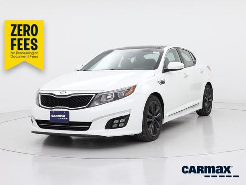 White 2015 Kia Optima SXL