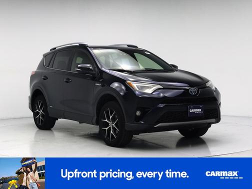 Blue 2018 Toyota RAV4 Hybrid SE