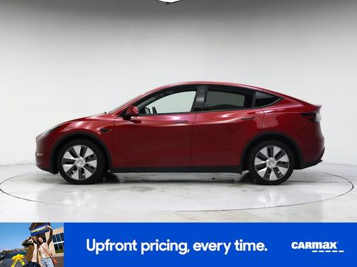 Red 2023 Tesla Model Y Long Range