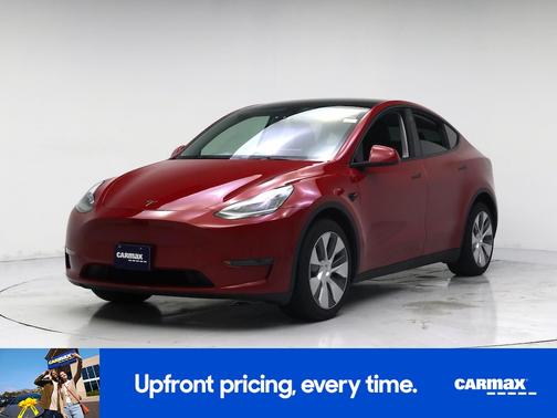 Red 2023 Tesla Model Y Long Range