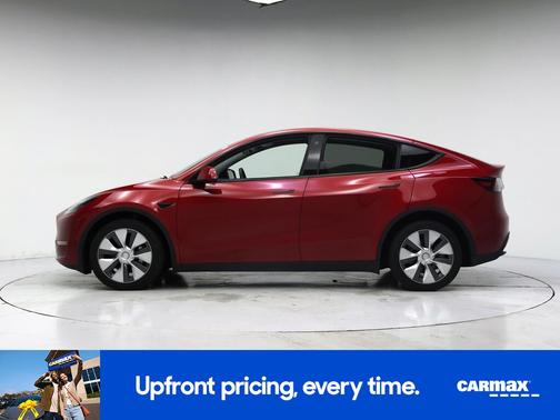 Red 2023 Tesla Model Y Long Range