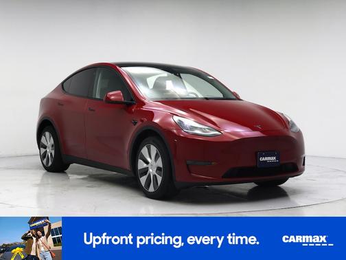 Red 2023 Tesla Model Y Long Range