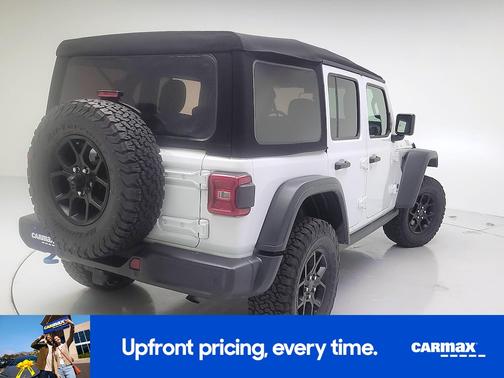 White 2024 Jeep Wrangler 4xe Willy's