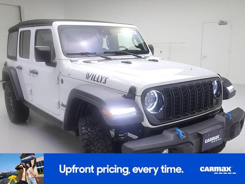 White 2024 Jeep Wrangler 4xe Willy's