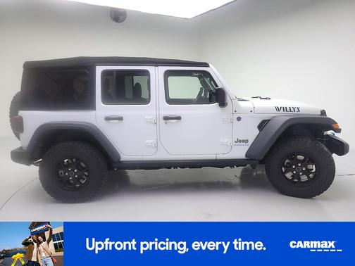 White 2024 Jeep Wrangler 4xe Willy's