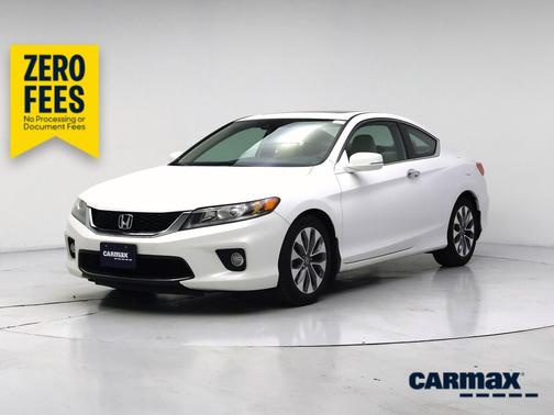 White 2015 Honda Accord EX-L
