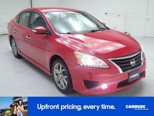 Red 2015 Nissan Sentra SR