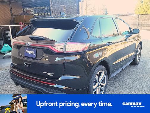 Blue 2015 Ford Edge Sport