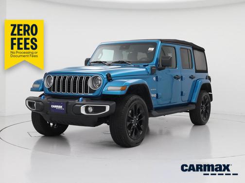 Teal 2024 Jeep Wrangler 4xe Sahara