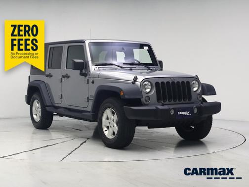 Silver 2015 Jeep Wrangler Unlimited Sport