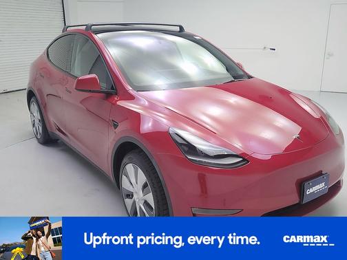 Red 2023 Tesla Model Y Long Range