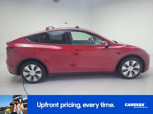 Red 2023 Tesla Model Y Long Range
