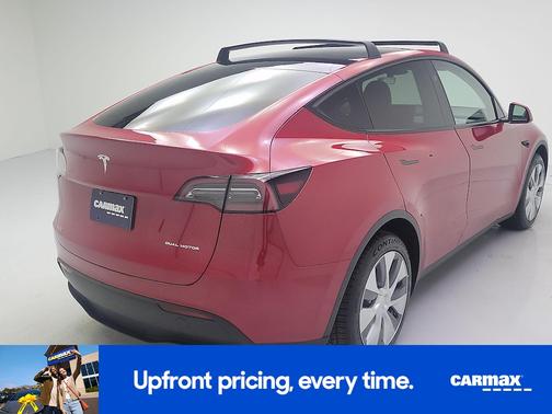 Red 2023 Tesla Model Y Long Range