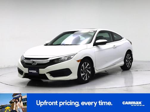 White 2016 Honda Civic LX-P