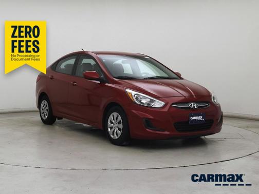 Red 2017 Hyundai Accent SE