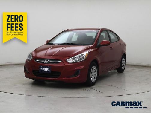 Red 2017 Hyundai Accent SE