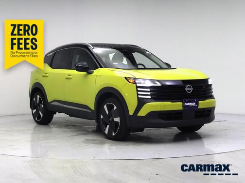 Yellow 2025 Nissan Kicks SR