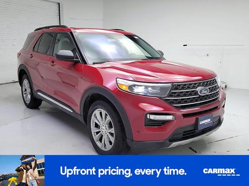 Red 2023 Ford Explorer XLT
