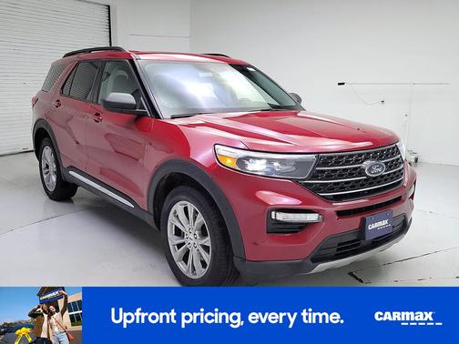 Red 2023 Ford Explorer XLT