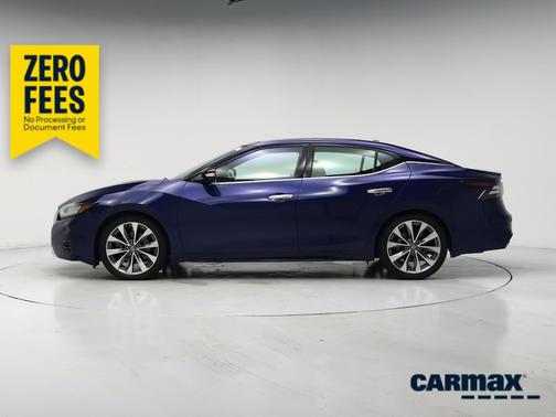 Blue 2021 Nissan Maxima Platinum