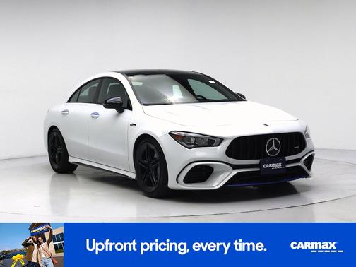 White 2022 Mercedes-Benz AMG CLA 45
