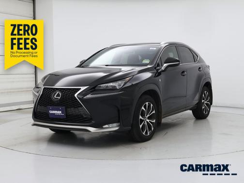 Black 2016 Lexus NX 200t F-Sport