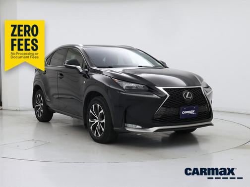 Black 2016 Lexus NX 200t F-Sport