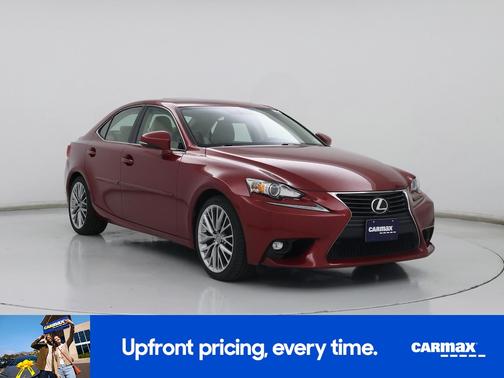 Red 2015 Lexus IS 250